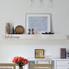 Floating Wall Shelf with “Welcome” Text Engraving